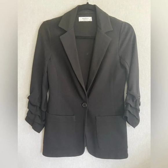 Bailey 44 Jane Blazer ruched sleeves Sz XS - Picture 3 of 10